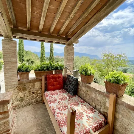 Вилла Casa Leoni, Privata Con Piscina Panoramica Quadrelli